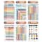 Hadley Designs 11" x 17" Boho Math Multiplication and Division Elementary Laminated Posters Set